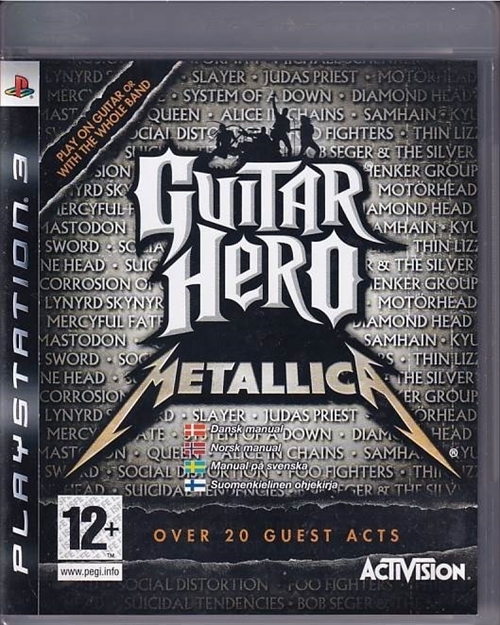 Guitar Hero Metallica - PS3 (B Grade) (Genbrug)